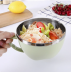 Stainless Steel Bowl with Handle Anti Scalding Kitchenware Mixing Bowl